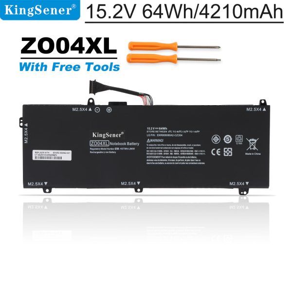 Kingsener ZO04XL Laptop Battery for HP ZBook Studio G3 G4 Mobile Workstation HSTNN-LB6W HSTNN-C02C 808396-422 808396-421 64Wh Hot on Sale