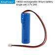 18650 lithium battery 3.7V audio 7.4V rechargeable battery pack Discount