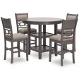 Wrenning Counter Height Dining Table and 4 Barstools (Set of 5) on Sale