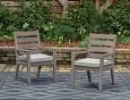 Hillside Barn Outdoor Dining Arm Chair (Set of 2) For Cheap