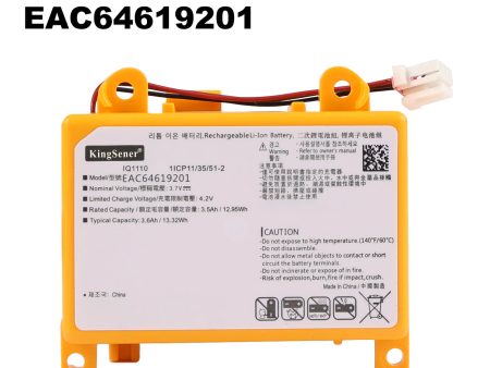 Replacement  Li-ion Battery For LG EAC64619201 Fashion