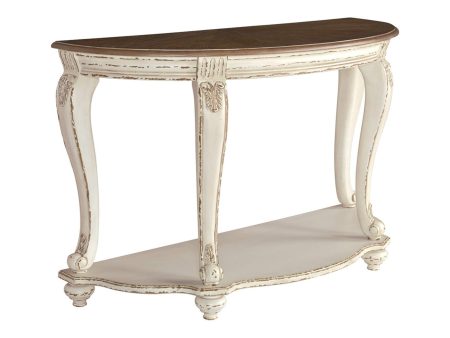 Realyn Sofa Table on Sale