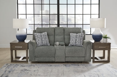 Overflow Power Reclining Loveseat with Console Discount