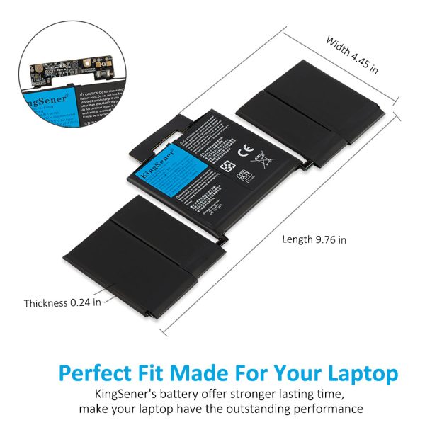 Kingsener A1964 Laptop Battery for MacBook Pro 13 inch A1989 (Mid 2018 2019) A2251(2020 Release) EMC 3214 3358 3348 MR9Q2LL A MR9R2LL A MR9T2LL A MR9U2LL A MR9V2LL A MV962LL A MV9A2LL A Online now