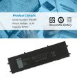 DWVRR Replacement Battery For Dell Alienware X15 X17 Series 11.4V 87Wh Supply