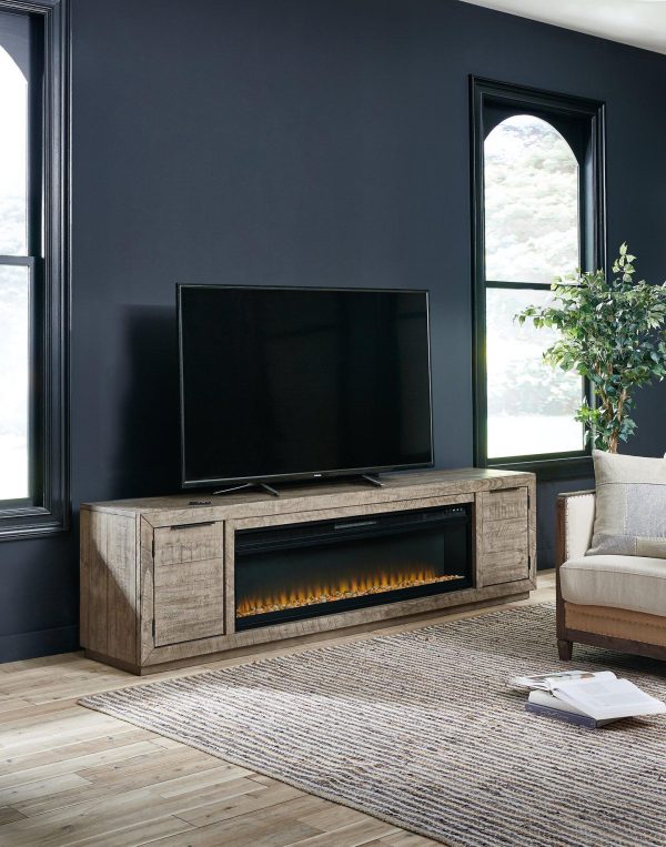 Krystanza TV Stand with Electric Fireplace Hot on Sale