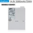 989803169491 Replacement Battery for Invivo Expression MR 9093 Precess 14.8V 5080mAh 75Wh Supply