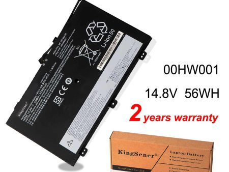 Kingsener 00HW001 Laptop Battery For Lenovo ThinkPad S3 Yoga 14 Series Notebook 00HW000 SB10F46438 4ICP7 52 76 Discount