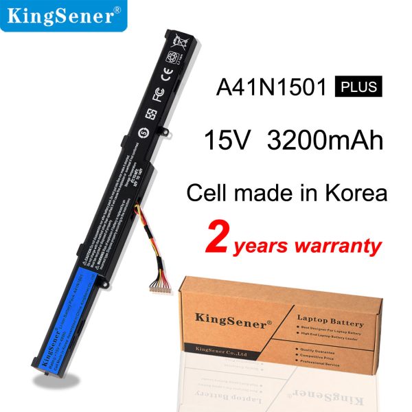 KingSener A41N1501 Laptop Battery for ASUS N552 N552V N552VW N752 N752V N752VW GL752JW GL752 GL752VL Series Korea Cells Online Hot Sale