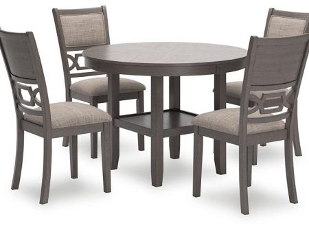 Wrenning Dining Table and 4 Chairs (Set of 5) Fashion