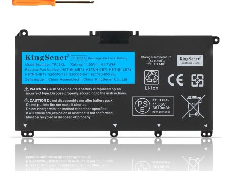 KingSener TF03XL TF03 Tablet Battery For HP Pavilion 15-CC 14-bf033TX 14-bf108TX 14-bf008TU HSTNN-UB7J TPN-Q188 TPN-Q189 TPN-Q190 Q191 Online Hot Sale