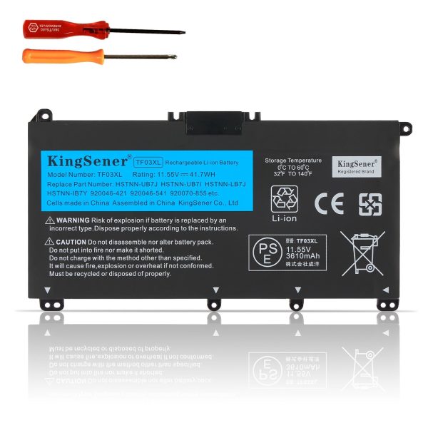 KingSener TF03XL TF03 Tablet Battery For HP Pavilion 15-CC 14-bf033TX 14-bf108TX 14-bf008TU HSTNN-UB7J TPN-Q188 TPN-Q189 TPN-Q190 Q191 Online Hot Sale