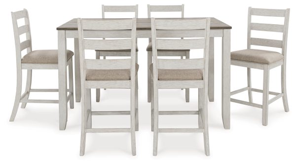 Skempton Counter Height Dining Table and Bar Stools (Set of 7) Online Sale