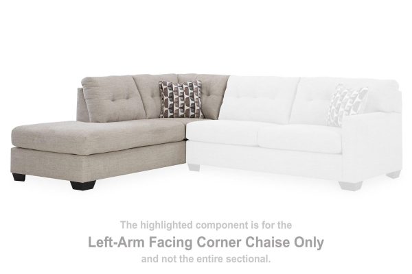 Mahoney 2-Piece Sectional with Chaise For Sale