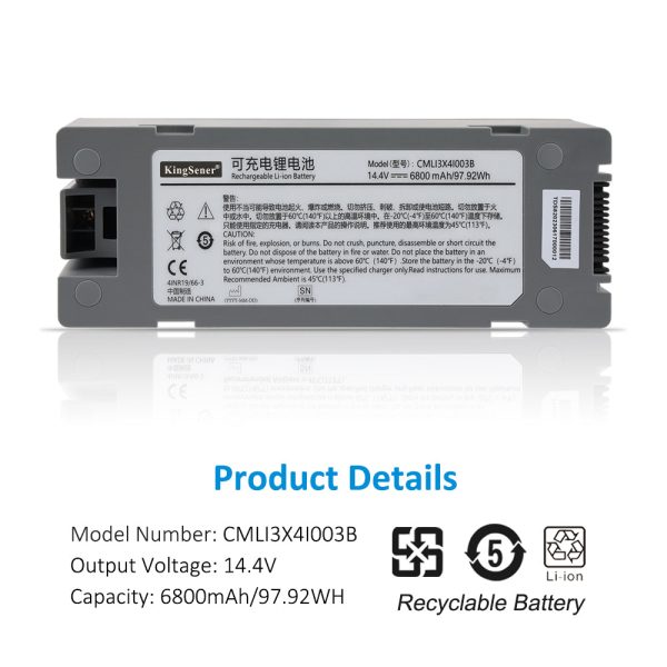 KingSener CMLI3X4I003B CMLI2X4I005B CMLI2X4I002B Li-ion Battery For Comen S8 Monitor Deﬁbrillator battery CML13X41003B CML12X41005B Online Hot Sale