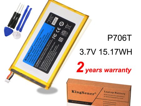 KingSener P706T Tablet battery for DELL Venue 7 3730 Venue 8 3830 T02D T01C T02D002 T02D001 0CJP38 02PDJW 3.7V 15.17WH Hot on Sale