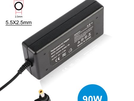 19V 4.74A 90W AC Adapter For Asus K53 K43 X43 A43 N43 Series 5.5*2.5mm Online Hot Sale