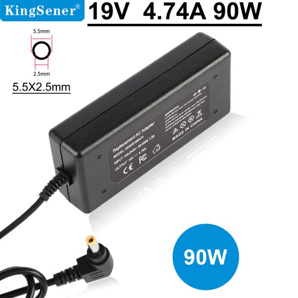 19V 4.74A 90W AC Adapter For Asus K53 K43 X43 A43 N43 Series 5.5*2.5mm Online Hot Sale