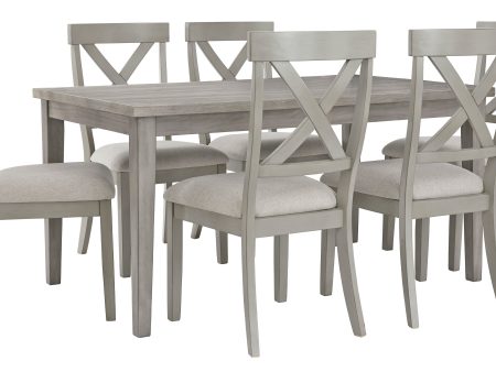 Parellen Dining Table and 6 Chairs Fashion