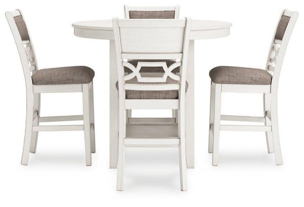 Erinberg Counter Height Dining Table and 4 Barstools (Set of 5) For Cheap