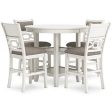 Erinberg Counter Height Dining Table and 4 Barstools (Set of 5) For Cheap