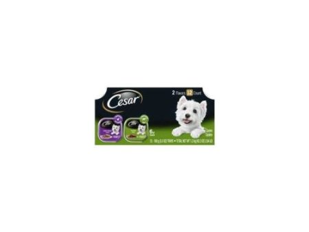 Cesar Beef & Poultry Multipack 3.5 Oz (Case of 2) by Pedigree Online