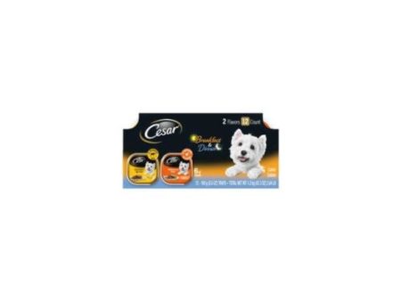 Cesar Breakfast & Dinner Multipack 3.5 Oz (Case of 2) by Pedigree Online