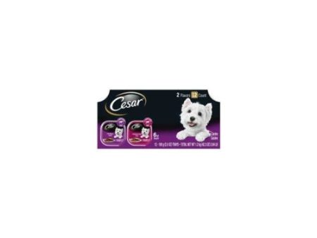 Cesar Beef Multipack 3.5 Oz (Case of 2) by Pedigree Online