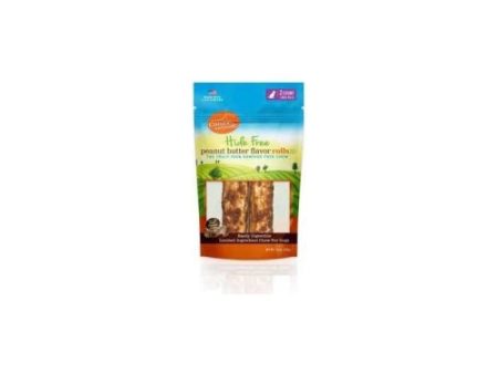 Canine Naturals Peanut Butter Chew-7  Roll 2Pk 7.6 Oz by Canine Naturals Online Hot Sale