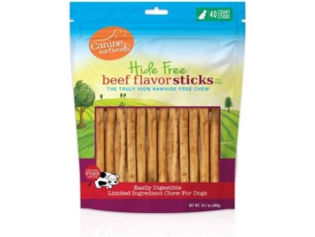 Canine Naturals Beef Chew- 5  Stick 14.1 Oz by Canine Naturals Online Sale