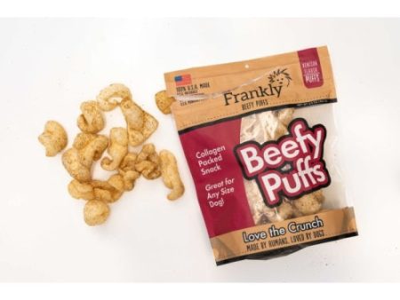 Frankly Beefy Puffs Venison 2.5 Oz by Frankly Pet LLC Online now