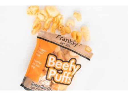 Frankly Beefy Puffs Cheese 2.5 Oz by Frankly Pet LLC on Sale