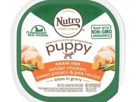 Nutro Puppy Tender Chicken Sweet Potato & Pea Bites In Gravy 3.5 Oz (Case of 24) by Nutro Products, Inc. Online Sale