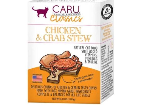 Caru Cat Chicken & Crab Stew 6 Oz (Case of 12) by Caru Pet Food Online Sale