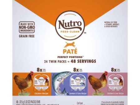 Nutro Perfect Portions Pate Mixed Multi pack 24 Count by Nutro Products, Inc. Sale