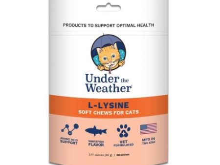 Under The Weather L-Lysine For Cats 60 Count by Under The Weather Discount