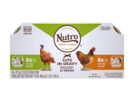 Nutro Pp Cuts In Gravy Ct Multi Pack 1 Each (Case of 2) by Nutro Products, Inc. For Sale