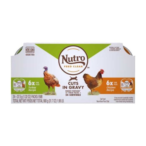 Nutro Pp Cuts In Gravy Ct Multi Pack 1 Each (Case of 2) by Nutro Products, Inc. For Sale