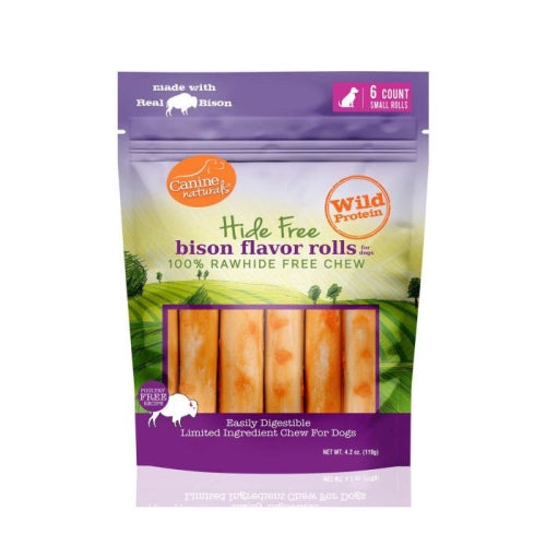 Canine Naturals Bison 2.5 Mini 6Pk 4.2 Oz by Canine Naturals Online