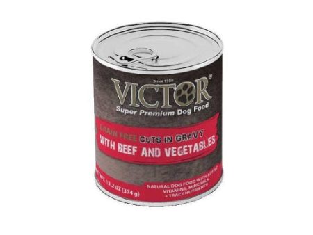 Victor Grain Free Beef & Vegetable In Gravy 13.2 Oz (Case of 12) by Victor Sale