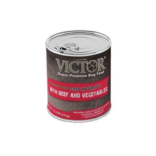 Victor Grain Free Beef & Vegetable In Gravy 13.2 Oz (Case of 12) by Victor Sale