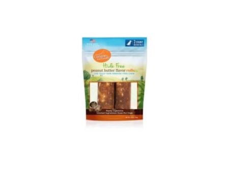 Canine Naturals Peanut Butter Chew-4  Roll 2Pk 4.2 Oz by Canine Naturals For Cheap