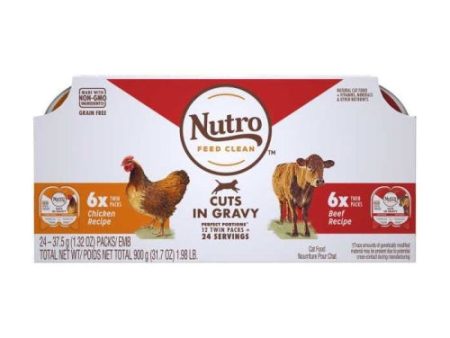 Nutro  Perfect Portions Cuts In Gravy Cb Multi Pack 1 Each (Case of 2) by Nutro Products, Inc. Cheap