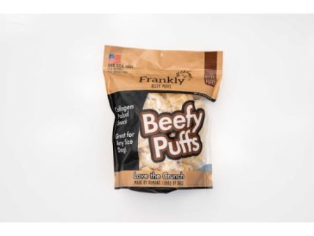 Frankly Beefy Puffs Original 5 Oz by Frankly Pet LLC For Sale