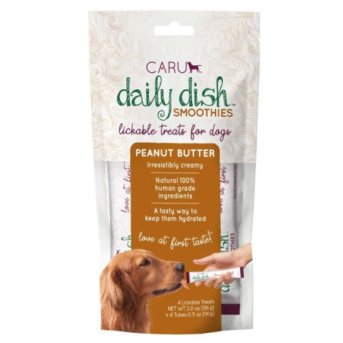 Caru Dog Smoothies Peanut Butter Lickable Treats 2 Oz (Case of 12) by Caru Pet Food Online