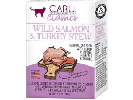 Caru Cat Salmon & Turkey Stew 6 Oz (Case of 12) by Caru Pet Food For Sale