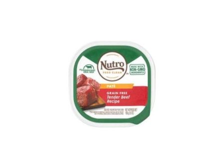 Nutro Grain Free Tender Beef Loaf 3.5 Oz (Case of 24) by Nutro Products, Inc. Hot on Sale